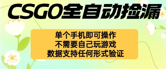 自动挂G捡漏,不用自己挂G不用玩游戏,一个手机即可操作,新手小白轻松月入1W+【揭秘】网创吧-网创项目资源站-副业项目-创业项目-搞钱项目网创吧