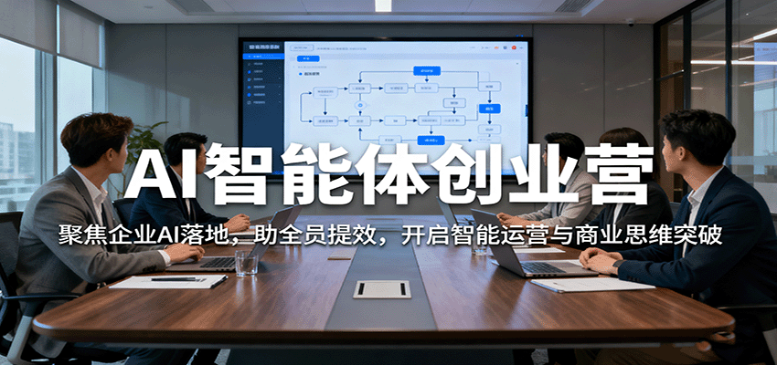 AI智能体创业营:聚焦企业AI落地,助全员提效,开启智能运营与商业思维突破网创吧-网创项目资源站-副业项目-创业项目-搞钱项目网创吧