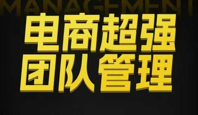 电商超强团队管理,组织绩效,到用人执行,分权合伙网创吧-网创项目资源站-副业项目-创业项目-搞钱项目网创吧