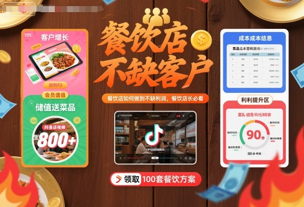 餐饮店如何做到不缺客户不缺利润，餐饮店长必看网创吧-网创项目资源站-副业项目-创业项目-搞钱项目网创吧