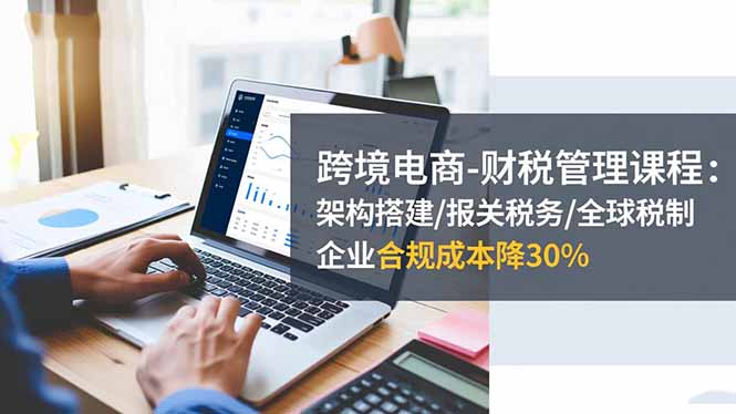 (16509期)跨境电商-财税管理课程:架构搭建/报关税务/全球税制,企业合规成本降30%网创吧-网创项目资源站-副业项目-创业项目-搞钱项目网创吧