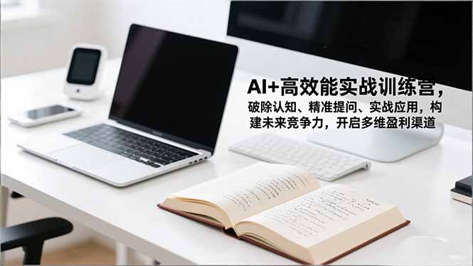 （16635期）AI+高效能实战训练营，破除认知、精准提问、实战应用，构建未来竞争力，开启多维盈利渠道网创吧-网创项目资源站-副业项目-创业项目-搞钱项目网创吧