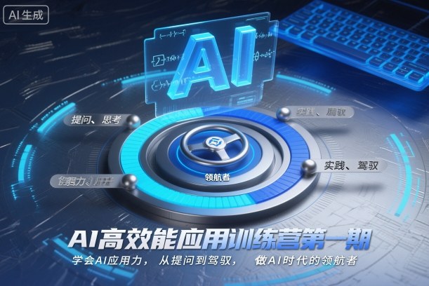 AI高效能应用训练营第一期,学会AI应用力,从提问到驾驭,做AI时代的领航者网创吧-网创项目资源站-副业项目-创业项目-搞钱项目网创吧