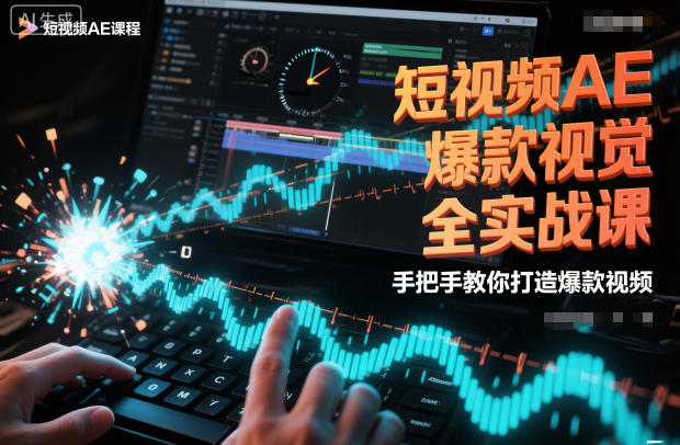 短视频AE爆款视觉全实战课，手把手教你打造爆款视频网创吧-网创项目资源站-副业项目-创业项目-搞钱项目网创吧