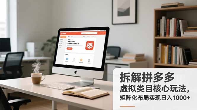 （16906期）拆解拼多多虚拟类目核心玩法，矩阵化布局实现日入1000+网创吧-网创项目资源站-副业项目-创业项目-搞钱项目网创吧