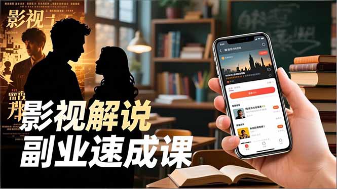 (16740期)Tk影视解说副业速成课,软件安装、全流程实操、爆款预设,新手两周变现网创吧-网创项目资源站-副业项目-创业项目-搞钱项目网创吧