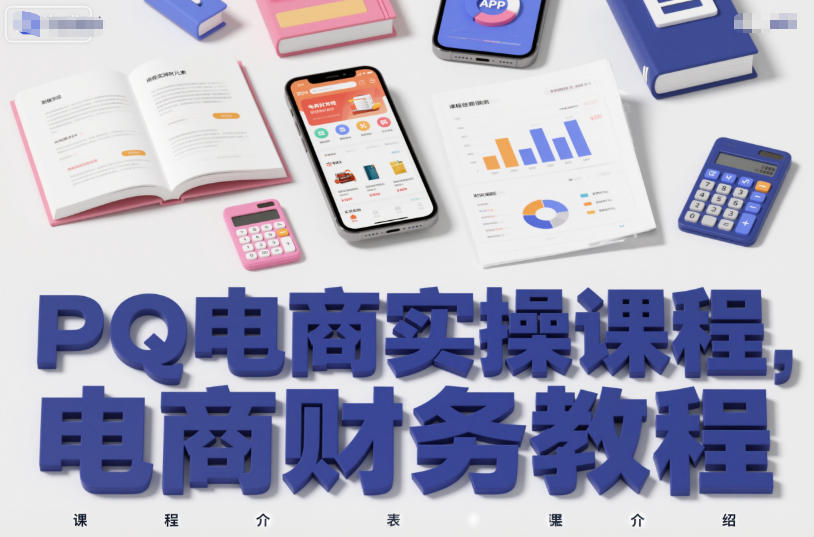 PQ电商实操课程，电商财务教程网创吧-网创项目资源站-副业项目-创业项目-搞钱项目网创吧