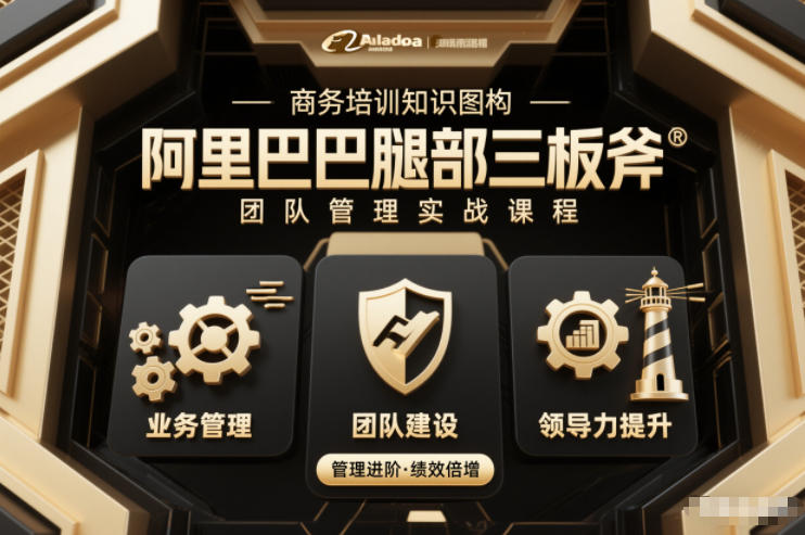 团队管理必学课程系列，阿里巴巴“腿部三板斧”网创吧-网创项目资源站-副业项目-创业项目-搞钱项目网创吧
