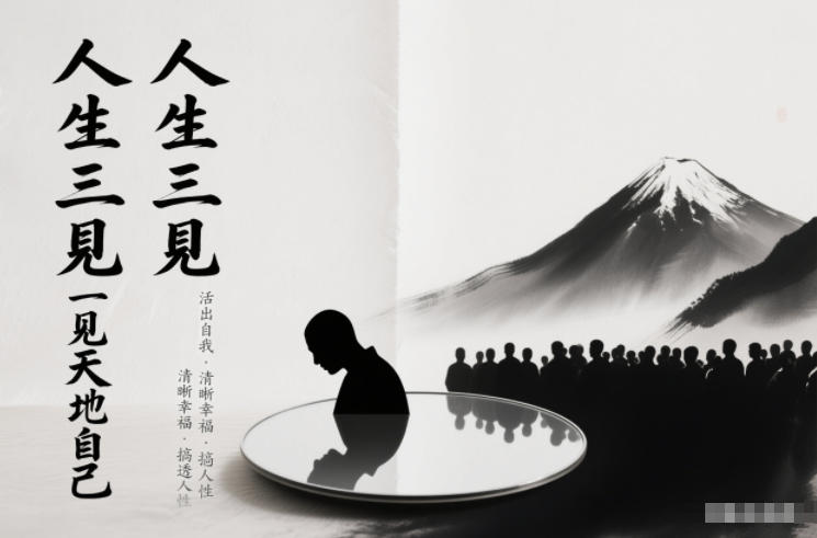 人生三见一见天地见众生见自己，活出自我拥有清晰幸福人生，搞透人性网创吧-网创项目资源站-副业项目-创业项目-搞钱项目网创吧