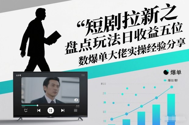 短剧拉新之盘点玩法日收益五位数爆单大佬实操经验分享网创吧-网创项目资源站-副业项目-创业项目-搞钱项目网创吧