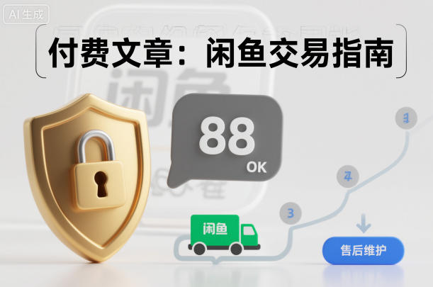 付费文章：闲鱼交易指南，怎么才能降低被坑被马扁的概率网创吧-网创项目资源站-副业项目-创业项目-搞钱项目网创吧