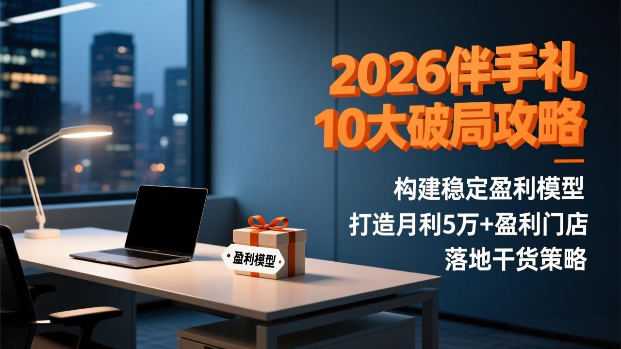 (17191期)2026伴手礼10大破局攻略:构建稳定盈利模型,打造月利5万+盈利门店,落地干货策略网创吧-网创项目资源站-副业项目-创业项目-搞钱项目网创吧