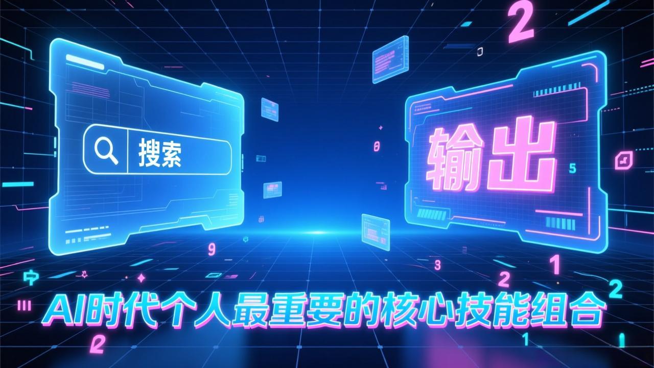 （17074期）付费文章：AI时代个人最重要的核心技能组合：“输出能力”和“搜索能力”网创吧-网创项目资源站-副业项目-创业项目-搞钱项目网创吧