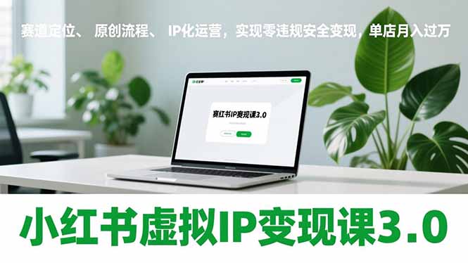 （17029期）小红书虚拟IP变现课3.0，赛道定位、原创流程、IP化运营，实现零违规安全变现，单店月入过万网创吧-网创项目资源站-副业项目-创业项目-搞钱项目网创吧