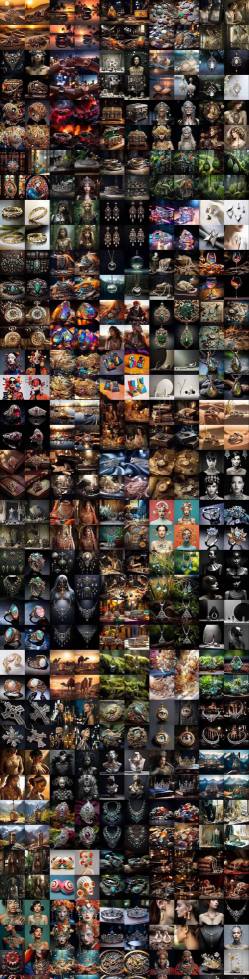 460+专业Midjourney珠宝摄影AI提示词戒指，项链-耳环-手链-宝石等，立即开始创作珠宝艺术网创吧-网创项目资源站-副业项目-创业项目-搞钱项目网创吧