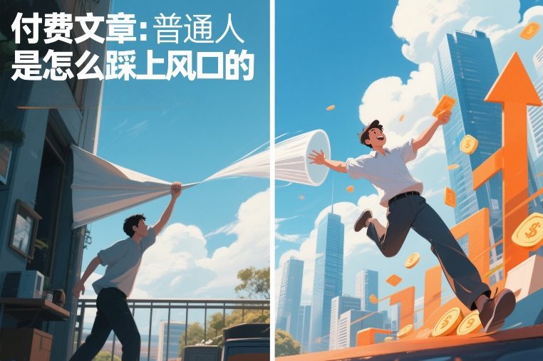 付费文章:普通人是怎么踩上风口的网创吧-网创项目资源站-副业项目-创业项目-搞钱项目网创吧