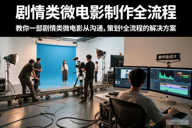 剧情类微电影制作全流程，教你一部剧情类微电影从沟通，策划到拍摄制作全流程的解决方案网创吧-网创项目资源站-副业项目-创业项目-搞钱项目网创吧