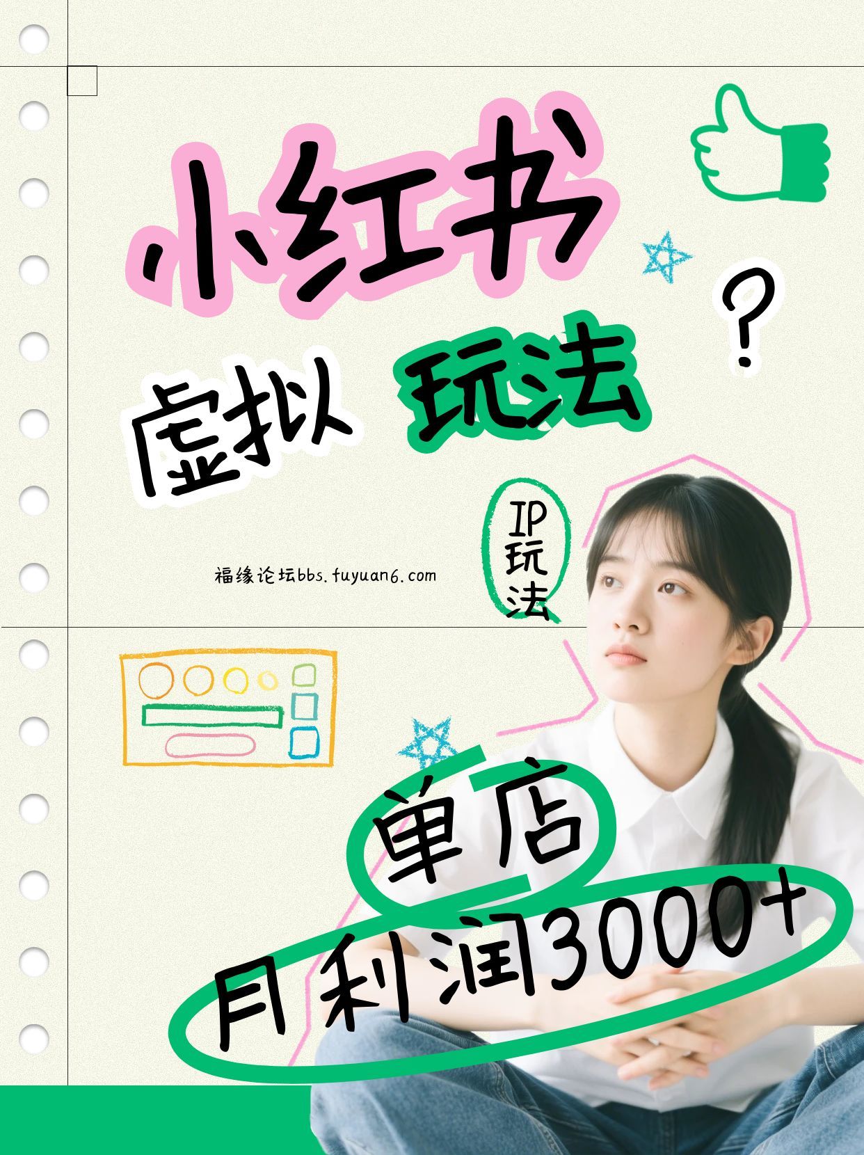 小红书虚拟玩法（铺货流和单品玩法），单店月利润3000+，IP打法+原创商品（0违规）网创吧-网创项目资源站-副业项目-创业项目-搞钱项目网创吧