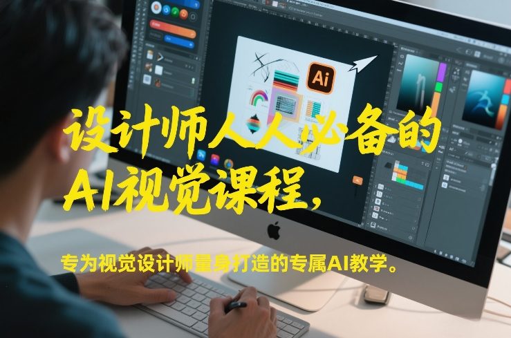 设计师人人必备的AI视觉课程,专为视觉设计师量身打造的专属AI教学网创吧-网创项目资源站-副业项目-创业项目-搞钱项目网创吧