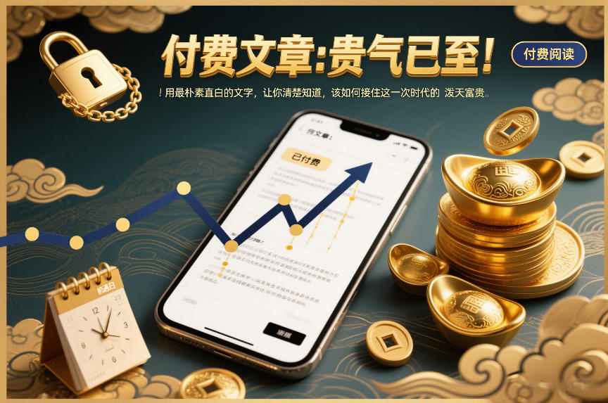 付费文章：贵气已至！用最朴素直白的文字，让你清楚知道，该如何接住这一次时代的泼天富贵网创吧-网创项目资源站-副业项目-创业项目-搞钱项目网创吧