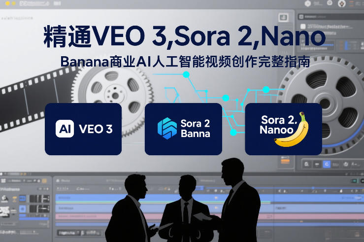 精通VEO 3，Sora 2，Nano Banana商业AI人工智能视频创作完整指南网创吧-网创项目资源站-副业项目-创业项目-搞钱项目网创吧