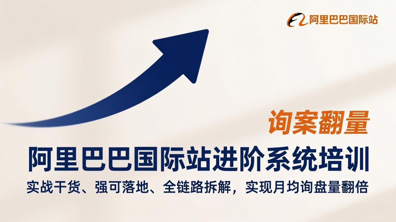 （17335期）阿里巴巴国际站进阶系统培训，实战干货、强可落地、全链路拆解，实现月均询盘量翻倍网创吧-网创项目资源站-副业项目-创业项目-搞钱项目网创吧