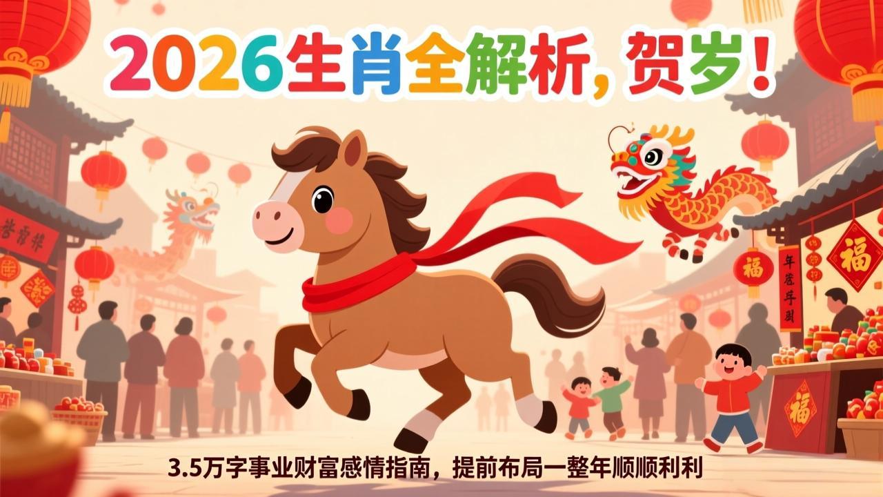 （17428期）付费文章：贺岁！2026生肖全解析，3.5万字事业财富感情指南，提前布局一整年顺顺利利网创吧-网创项目资源站-副业项目-创业项目-搞钱项目网创吧
