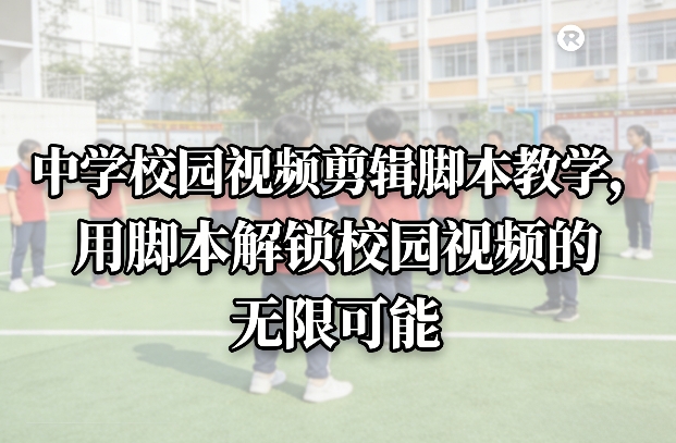 中学校园视频剪辑脚本教学，用脚本解锁校园视频的无限可能网创吧-网创项目资源站-副业项目-创业项目-搞钱项目网创吧