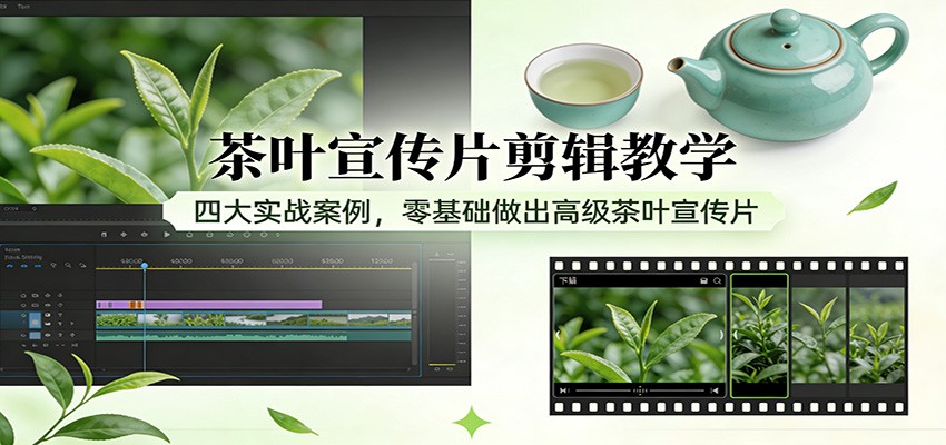 茶叶宣传片剪辑教学:四大实战案例,零基础做出高级茶叶宣传片网创吧-网创项目资源站-副业项目-创业项目-搞钱项目网创吧