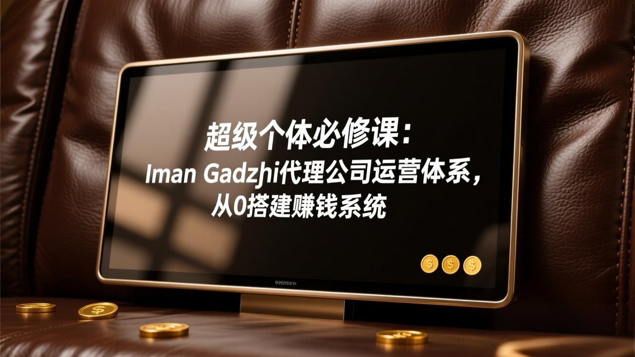 （17525期）超级个体必修课：Iman Gadzhi代理公司运营体系，从0搭建赚钱系统网创吧-网创项目资源站-副业项目-创业项目-搞钱项目网创吧