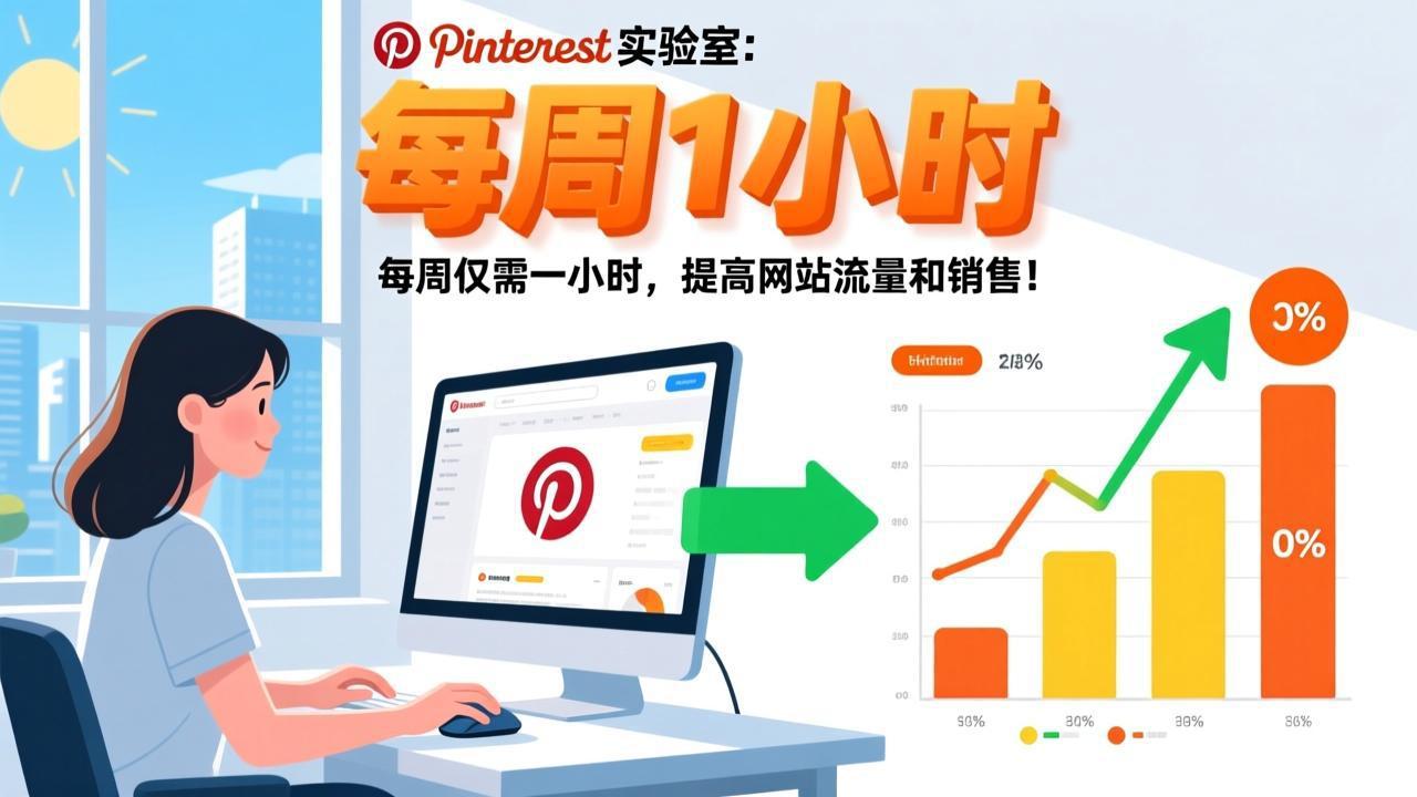 (17505期)Pinterest实验室:每周仅需一小时,提高网站流量和销售!网创吧-网创项目资源站-副业项目-创业项目-搞钱项目网创吧