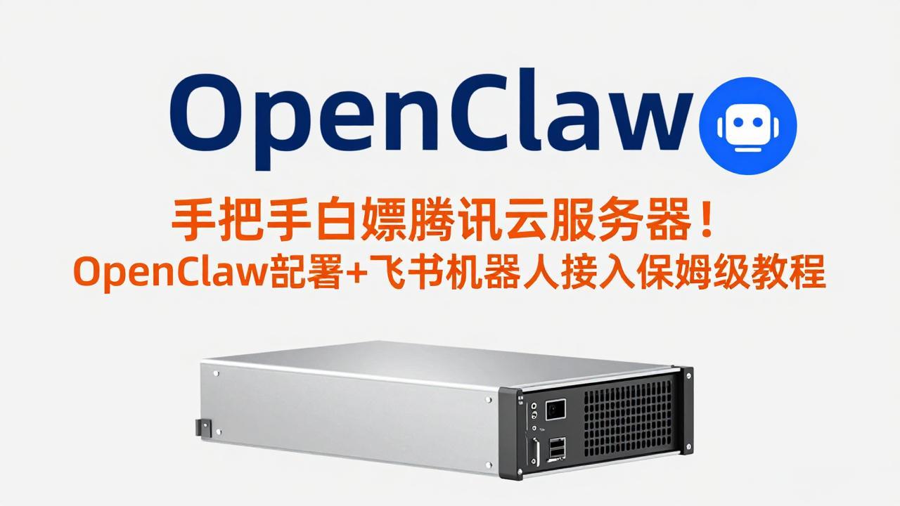 （17556期）手把手白嫖腾讯云服务器！OpenClaw部署+飞书机器人接入保姆级教程网创吧-网创项目资源站-副业项目-创业项目-搞钱项目网创吧