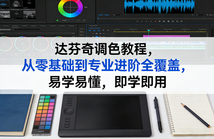 达芬奇调色教程,从零基础到专业进阶全覆盖,易学易懂,即学即用网创吧-网创项目资源站-副业项目-创业项目-搞钱项目网创吧