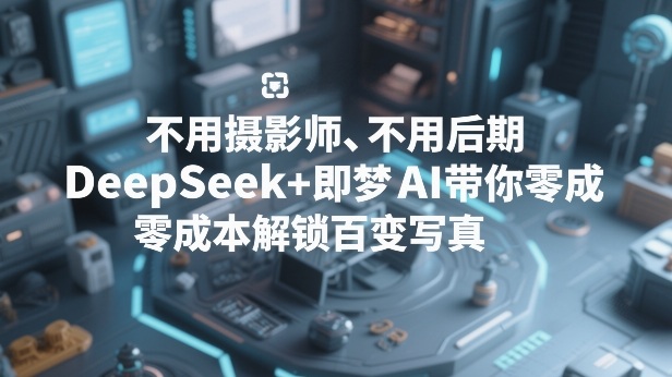 不用摄影师、不用后期,DeepSeek+即梦AI带你零成本解锁百变写真!网创吧-网创项目资源站-副业项目-创业项目-搞钱项目网创吧
