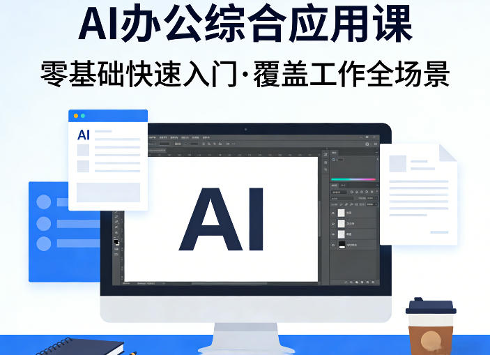AI办公综合应用课,零基础快速入门,覆盖了工作中各种应用场景网创吧-网创项目资源站-副业项目-创业项目-搞钱项目网创吧